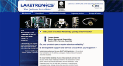 Desktop Screenshot of laketronicsinc.com